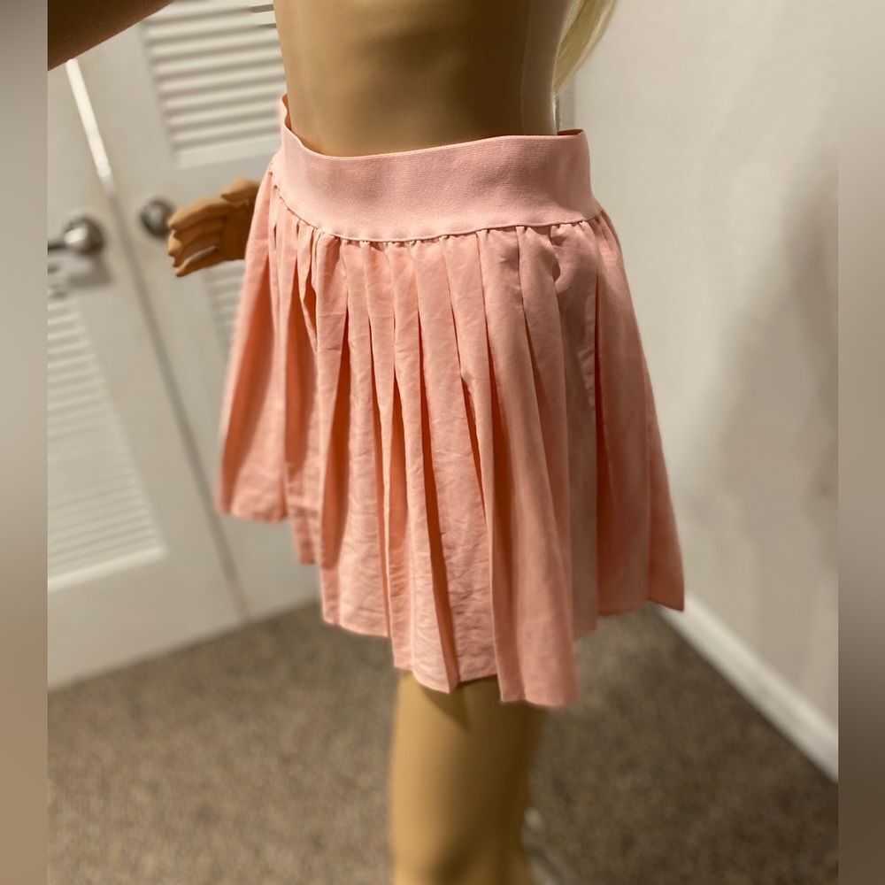 Mini Skirt Above Knee Tennis Skirt w/shorts underneath